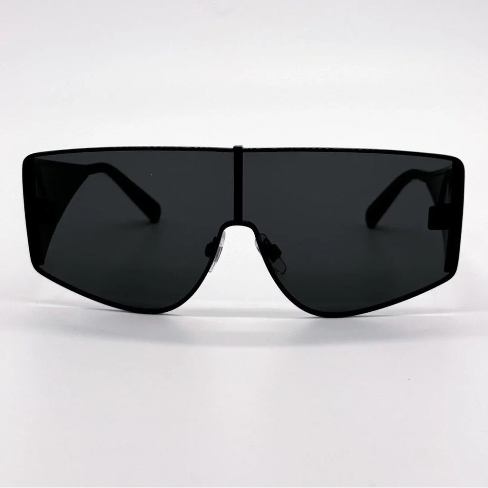 NEW DOLCE&GABBANA DG2305 01/87 OVERSIZED BLACK WOMEN SUNGLASSES DOLCE&GABBANA